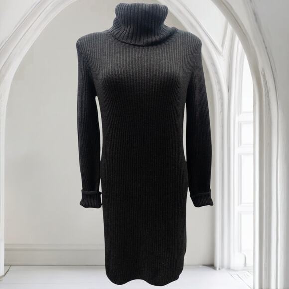 Cabi 3665 Uptown Sweater Dress Long Sleeve Turtleneck Women's Medium - Picture 2 of 5